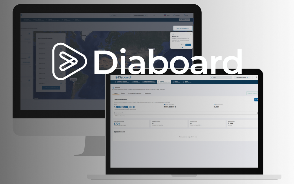 Diaboard update: new interface, new services and credit management