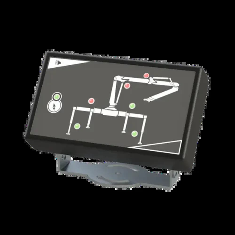 ALMEC CRS.349 pannello sinottico con fino a 20 LED, NFC e layout personalizzabile